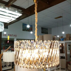 Lux Lustre Helena P/12 Lamp E14 60x40 Dourado