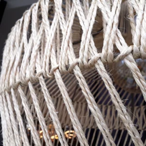 Upz Pendente Sisal Natural Upz P/lamp E27 Corda Nude 1014-nt - Imagem 4