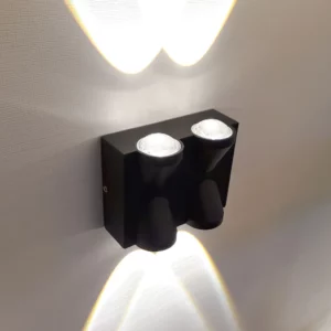 Arandela Tupiara Ottawa Led 4w Preto 2 3604 Ar Pt - Image 3