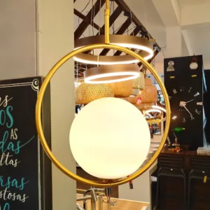 Pendente Blumenau Dubai Globo Medio 1lamp G9 89211130 - Imagem 1