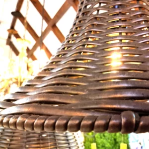 Pendente Lumanti Junco Chapeu Chines P/1 Lamp E27 Tabaco - Image 5