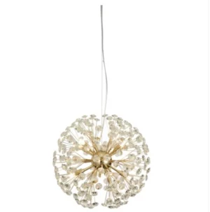 Dinamica Pendente Dcd01241 Red 45cm P/8 Lamp E14 Dourado
