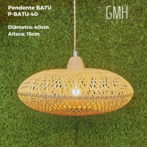 Gmh Pendente Batu P-batu-40 P/1 Lamp E27 - Imagem 1