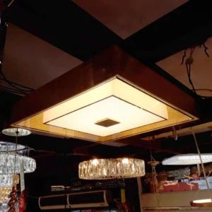 Dinamica Plafon Dcx015065 Led 24w 3000k Dourado 44x44 - Imagem 4