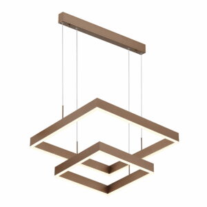 Dinamica Pendente Dcd01161 Led 80w 3000k Marrom