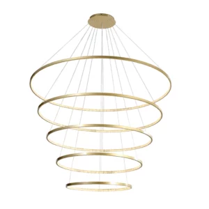 Hevvy Pendente 5 Aneis Led 157w 3000k Milano Dr Sl-0515/h5