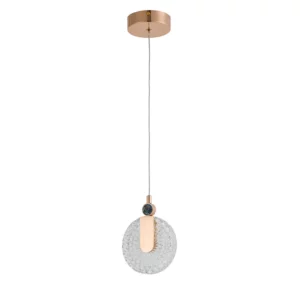 Luciin Pendente Eb094/13 5w 3000k Dourado