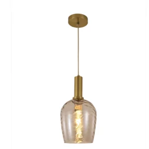 Querolustre Pendente Dcd04000 P/1 Lamp E27 Bronze - Imagem 1