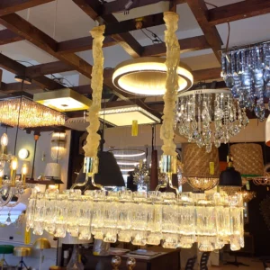 Lux Lustre Genova Led 3000k/4000k/6500k Dourado - Imagem 3