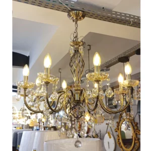 Lustre Tupiara Louvre 8 Bracos 5608 Ov Ch