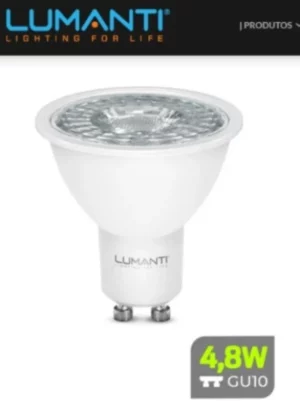 Lampada Dicroica Lumanti 4.8w 4000k Gu10 Autovolt Mr16 - Image 1