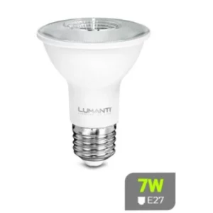 Lampada Led Lumanti 7w 3000k Par20 E27