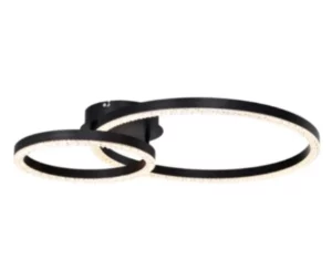 Skylight Plafon Holly Led 50w 3000k Preto Sky-4002pt