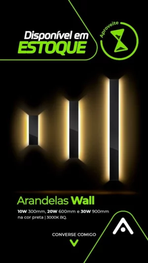Lumanti Arandela Wall Sob 10w 3000k Autovolt Pt