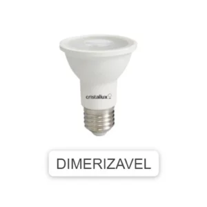 Lampada Led Cristallux 7w 2700k Par20 Dimerizavel  E27