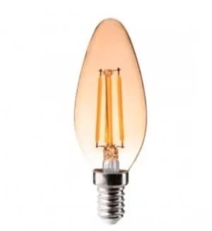 Lampada Filamento Led Pix Vela 4w 2400k E14 Autovolt
