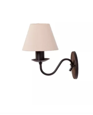 Foco Metallo Arandela Belga Simples Marrom/cr Ar 102/1-ma/cr