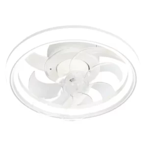 Ventilador Amon Branco 35w Multicor 1620lm Bivolt 500mm | Sl Iluminação 493 - Imagem 1