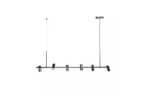 Spotline Pendente Foco 122cm 6lamp Mr11 Biv Pt 1006/6