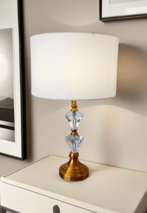 Lautre Luz Abajur River 1lamp E27 Dourado Tq 22112
