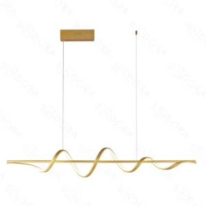 Dinamica Pendente Qd05468 120cm 42w 4000k Dourado