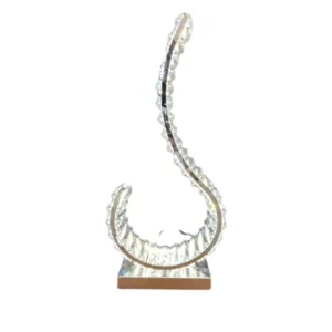 Dinamica Abajur Dct02909 em Cristal Cromado 51cm 15w 1500lm