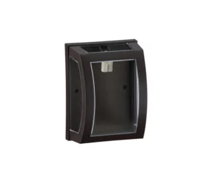 Arandela Dital 1 Lamp E27 01094pr Preto/cristal