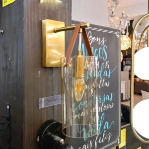 Arandela Tupiara Coimbra Metal Dr C/vidro 2-8201 Ar Op